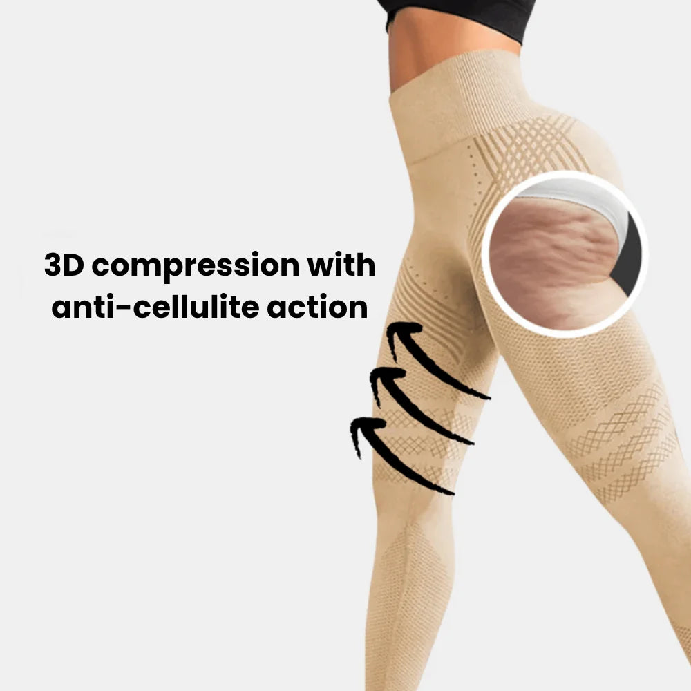 Leggings  (Cellulite/Compression)ليجن ضاغط عالي الخصر – شد فوري للجسم