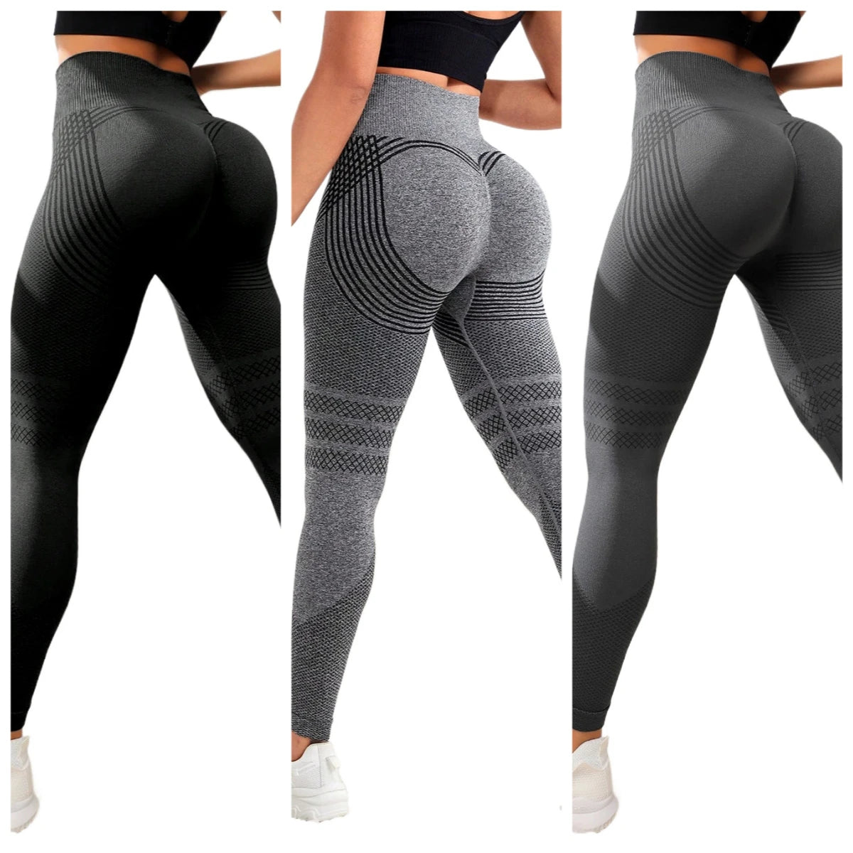 Leggings  (Cellulite/Compression)ليجن ضاغط عالي الخصر – شد فوري للجسم